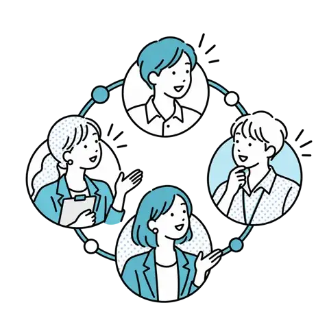キャリアを証明するイラスト