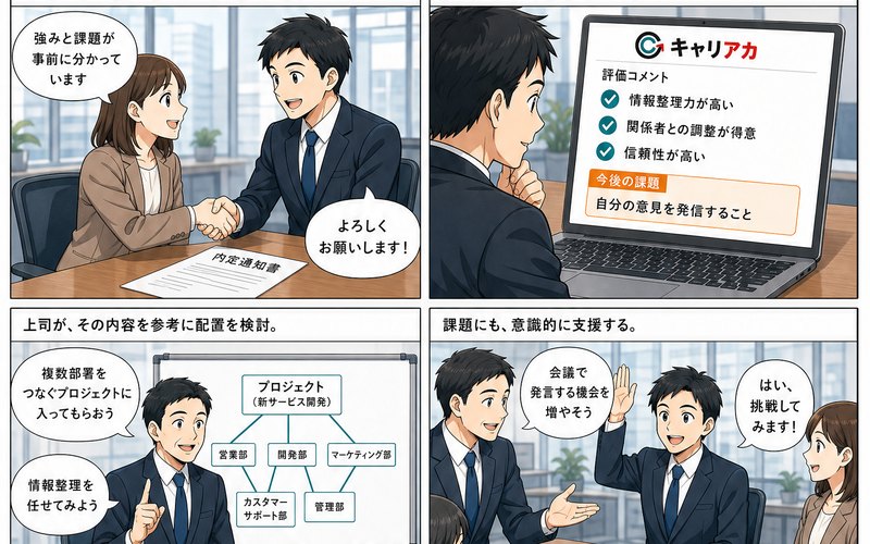 マンガ 入社後の活躍編